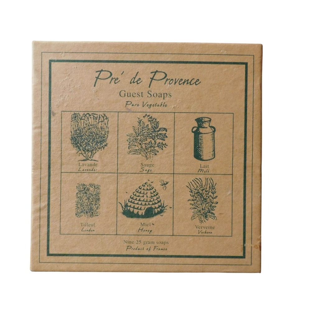 New Pre de‎ Provence Guest Soaps Vegetable Set of 9 Soaps of 25 g each France